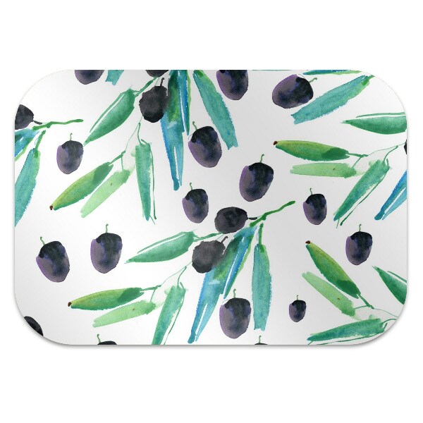 Office chair mat olives