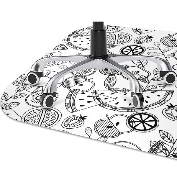 Office chair mat Fruit
