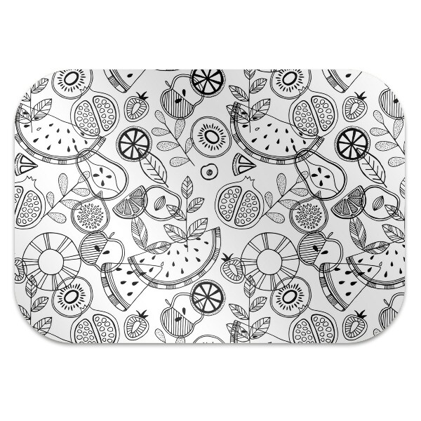 Office chair mat Fruit