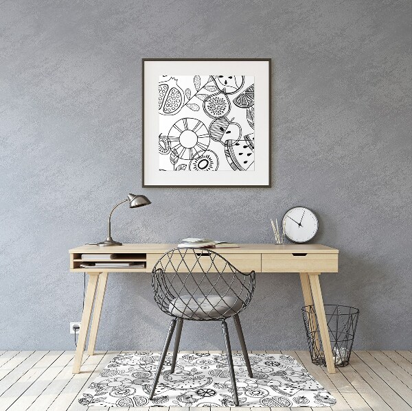 Office chair mat Fruit