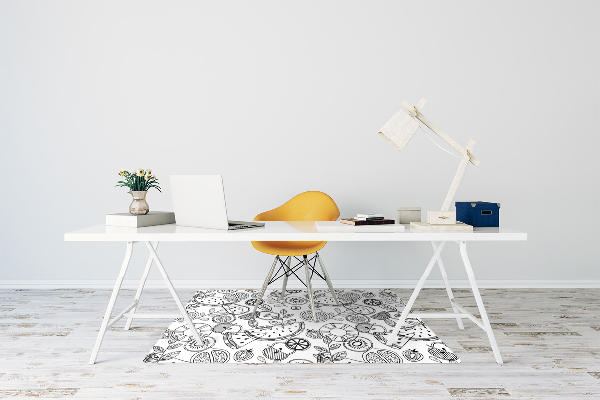 Office chair mat Fruit
