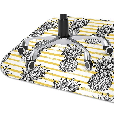 Office chair mat Pineapple