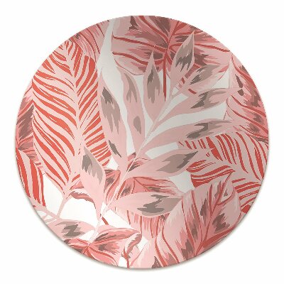 Office chair floor protector pink jungle