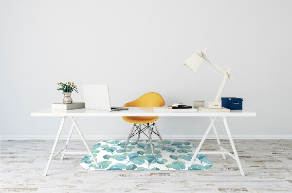 Office chair floor protector Eucalyptus