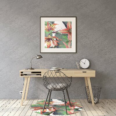 Office chair mat Hippeastrum flower