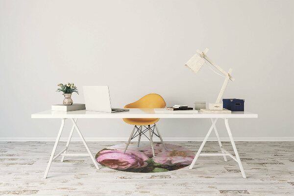 Office chair floor protector garden roses