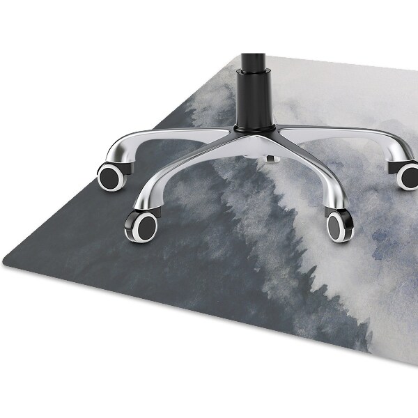 Computer chair mat Mountains in the fog