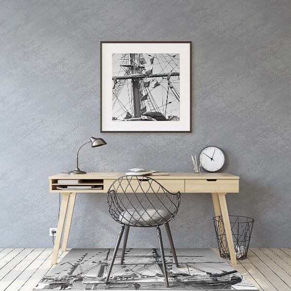 Office chair floor protector vintage ship