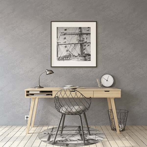 Office chair floor protector vintage ship