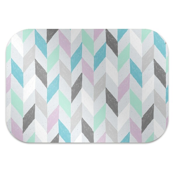Office chair mat Herringbone fabric
