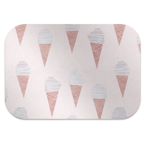 Office chair floor protector Ice cream wafelku