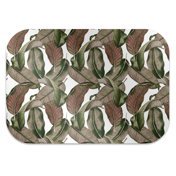 Office chair mat Botanical leaf
