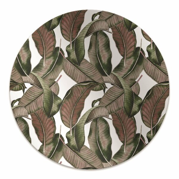 Office chair mat Botanical leaf
