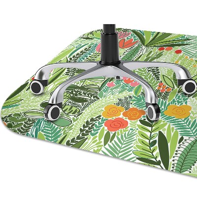 Office chair floor protector Wild meadow