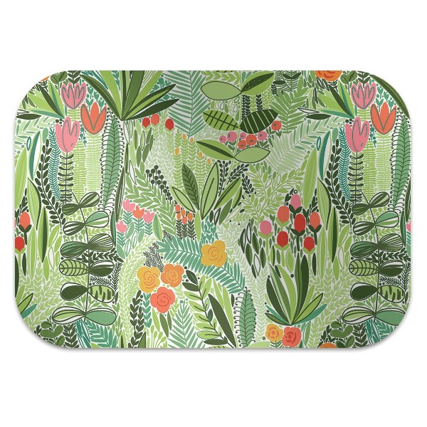 Office chair floor protector Wild meadow