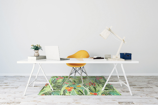 Office chair floor protector Wild meadow