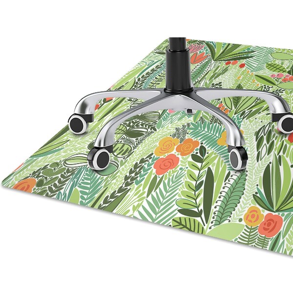 Office chair floor protector Wild meadow