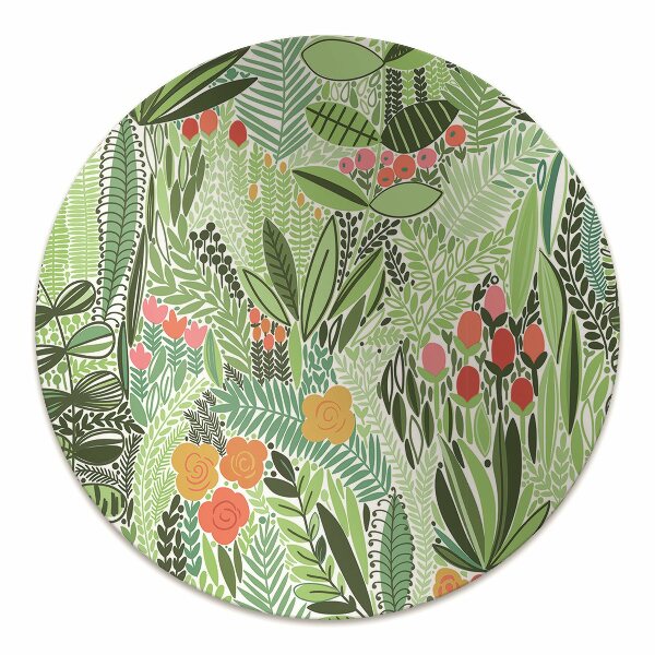 Office chair floor protector Wild meadow