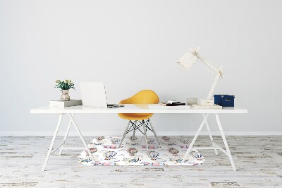 Office chair mat Balloons and airships