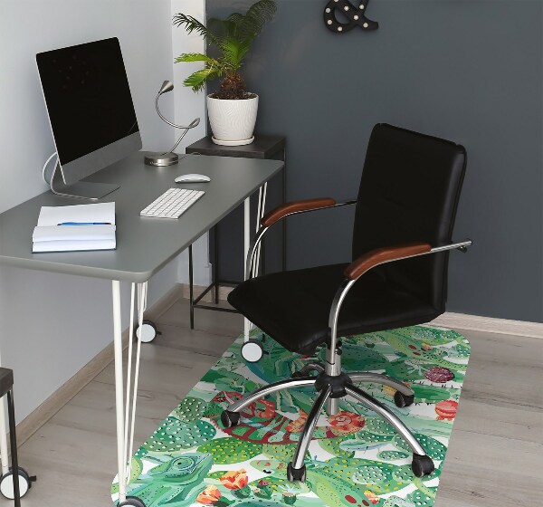 Office chair floor protector chameleons