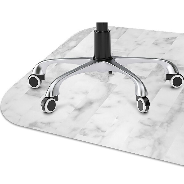 Office chair mat Marble