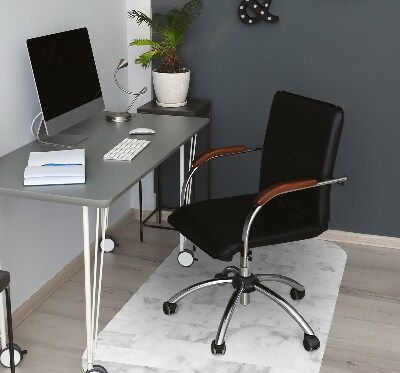 Office chair mat Marble