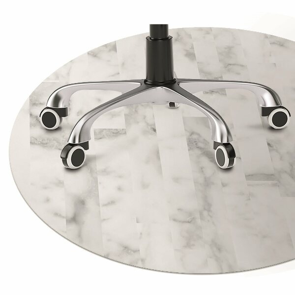 Office chair mat Marble