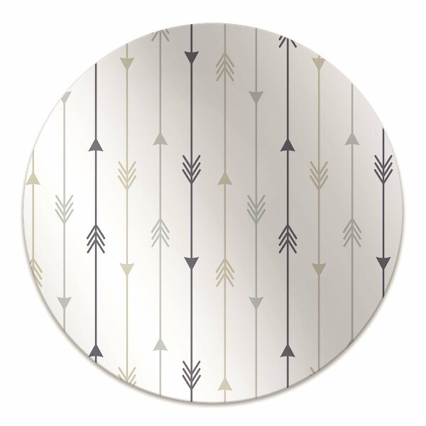 Computer chair mat arrows geometrical