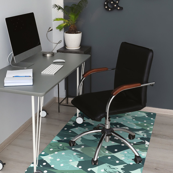 Desk chair mat cold mountain