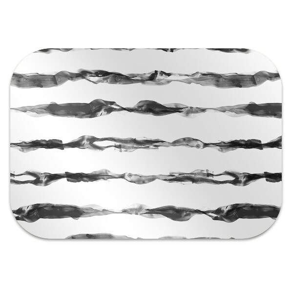 Desk chair mat Lines of ink