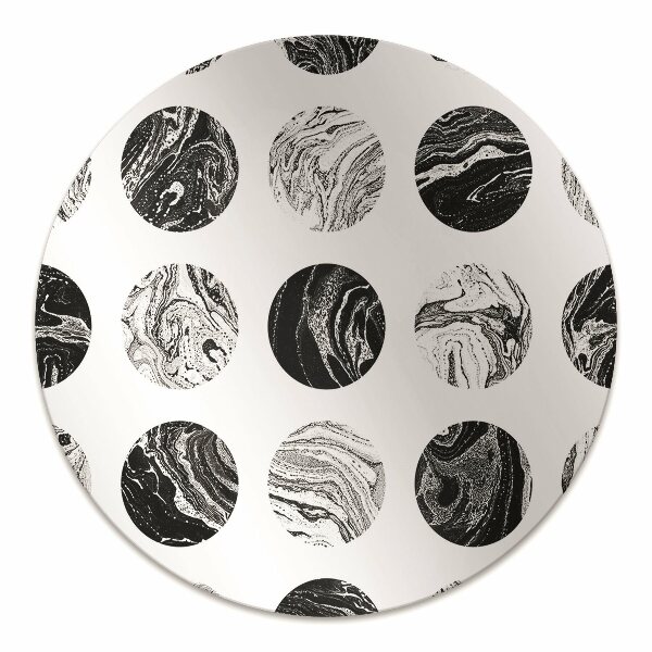 Office chair mat patterned Moon