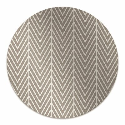 Office chair floor protector Herringbone pattern