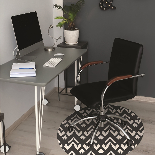 Office chair floor protector Scandinavian theme