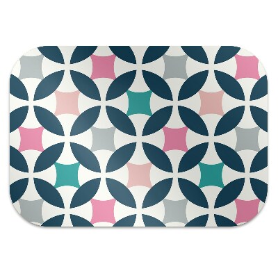 Computer chair mat Pastel retro pattern