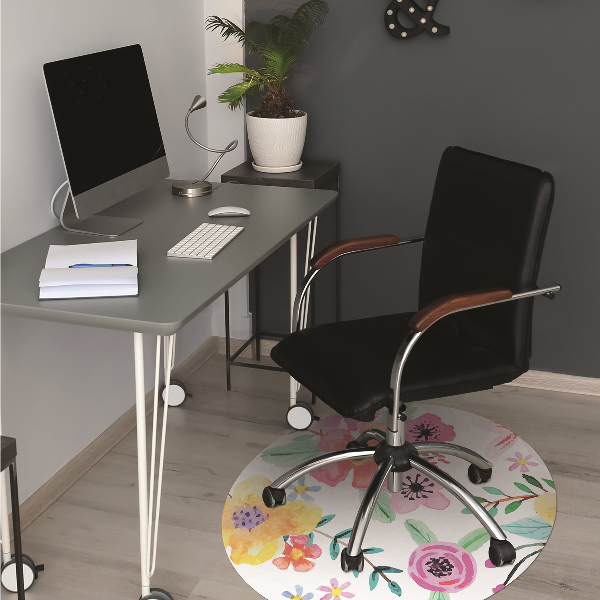 Office chair mat Magic Garden