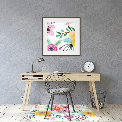 Office chair mat Magic Garden