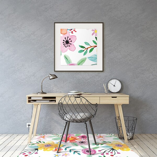 Office chair mat Magic Garden