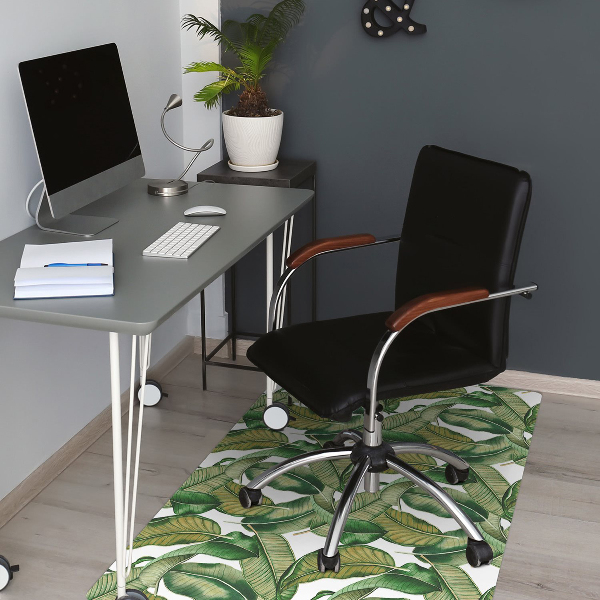 Office chair mat leaves Botanical