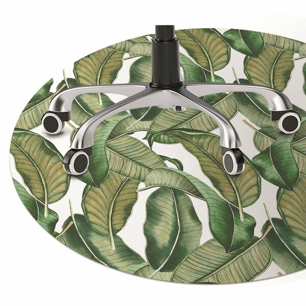 Office chair mat leaves Botanical