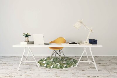 Office chair mat leaves Botanical