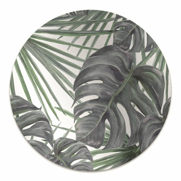 Office chair floor protector exotic plants