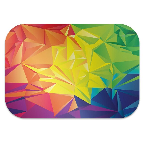 Chair mat floor panels protector Abstraction color