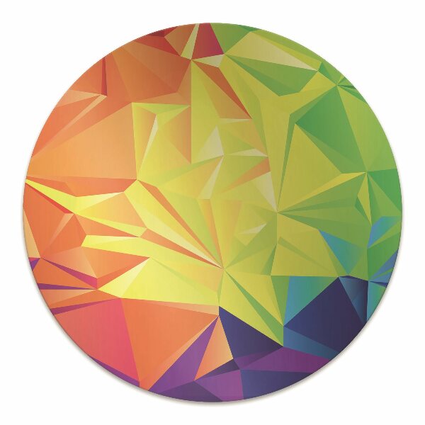 Chair mat floor panels protector Abstraction color
