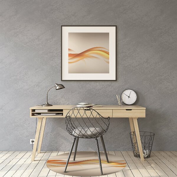 Office chair mat Flame
