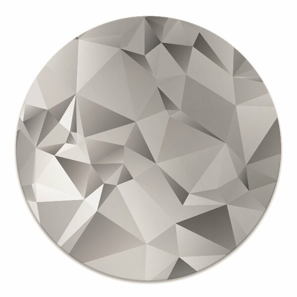 Chair mat floor panels protector Abstraction gray