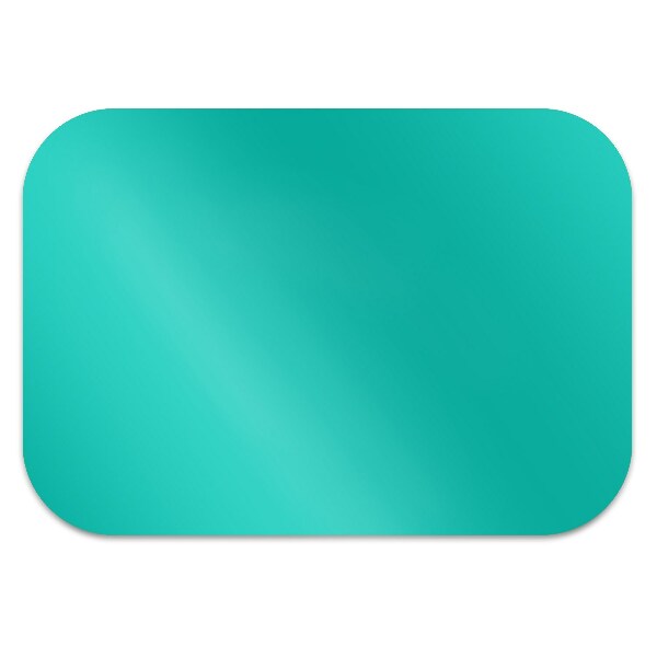 Office chair floor protector Turquoise