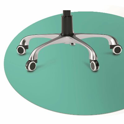 Office chair floor protector Turquoise