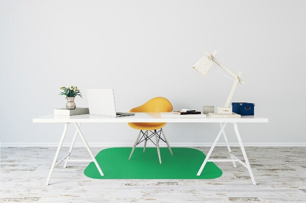 Office chair mat Grassy green color