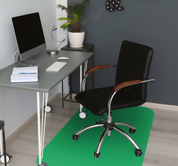 Office chair mat Grassy green color