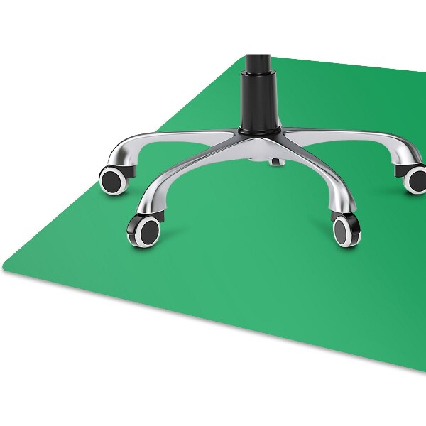 Office chair mat Grassy green color